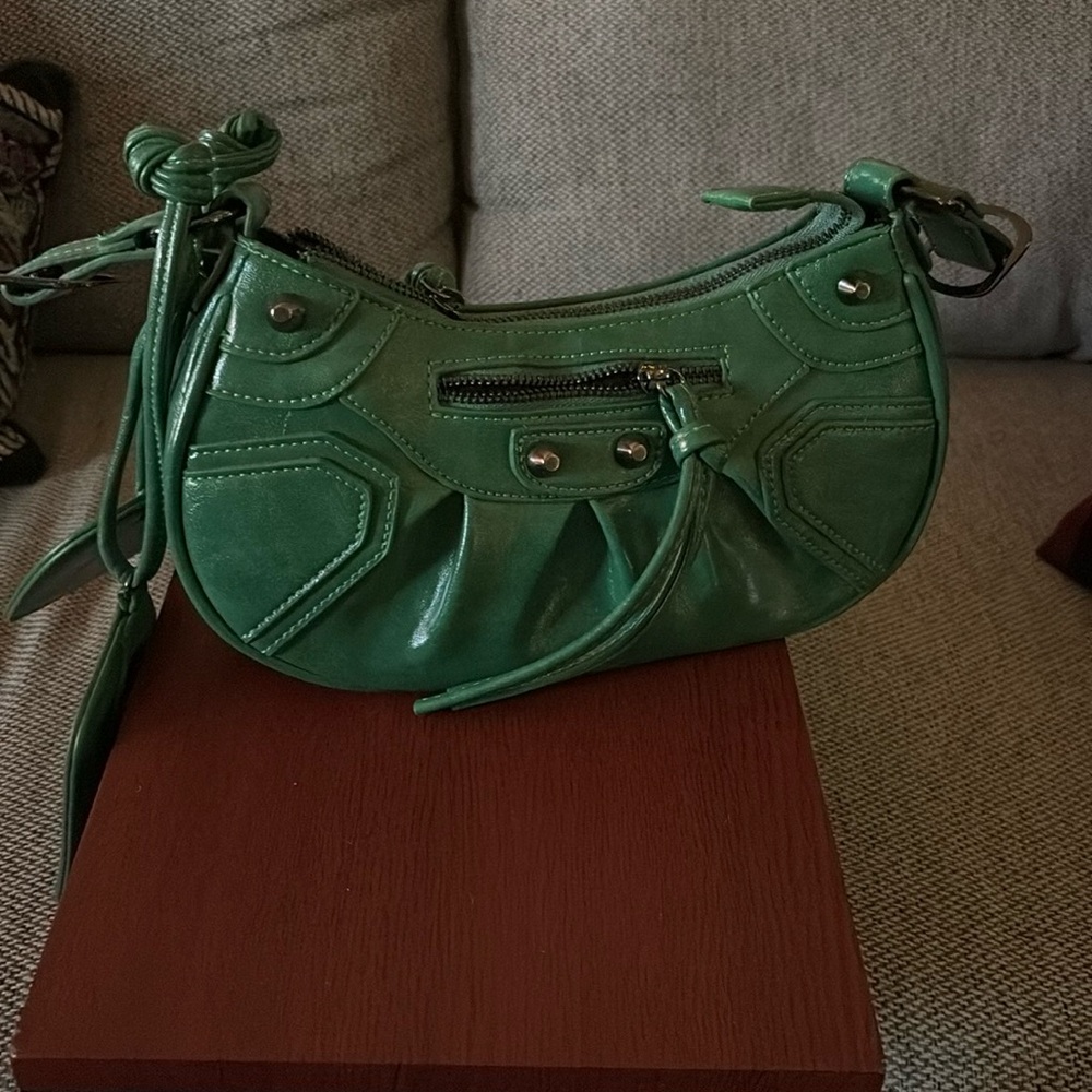 Green Leather Women's Bag